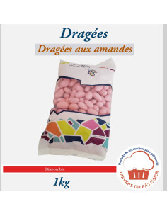 500G DRAGEE AUX AMANDES DEMI