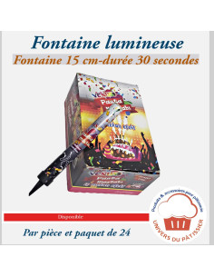 PQ24 15CM 30S FONTAINE...