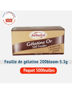PQ400 GELATINE FEUILLE