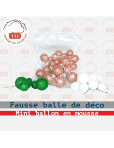 FAUSSES BALLES DE DECORATION