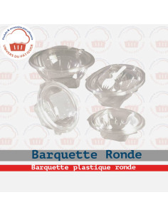 BARQUETTE RONDE PLASTIQUE -...